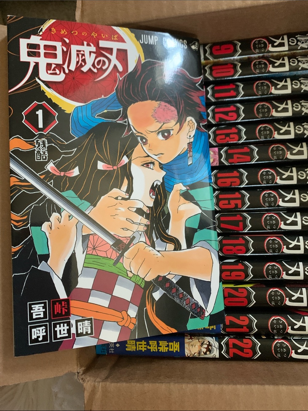 Demon slayer Kimetsuno yaiba comic Japanese manga book